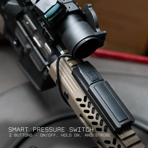 Monstrum ArcSaber 2400 Lumens Weapon Light with Remote Pressure Switch | Picatinny Mount