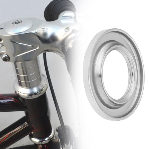 The Lord of the Tools 2 Sets Bicycle Headset Combo Scooter Front Fork Bowl Set for British Fork Scooters Compatible with Dolphin Scooters Silver
