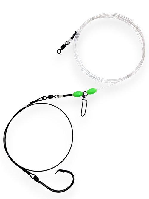 Shark Rig for Surf Fishing, Castable Shark Fishing Rig with Circle Hook (12/0)