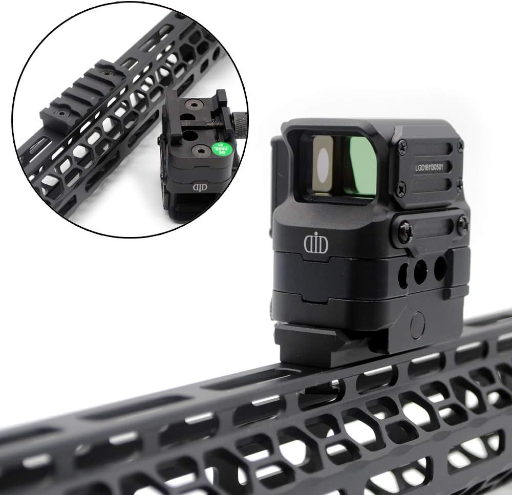 Trirock Picatinny Rail Section 2.2 Inch 5 Slot with Dual Interface for Both Keymod & MLK Rail Mount System