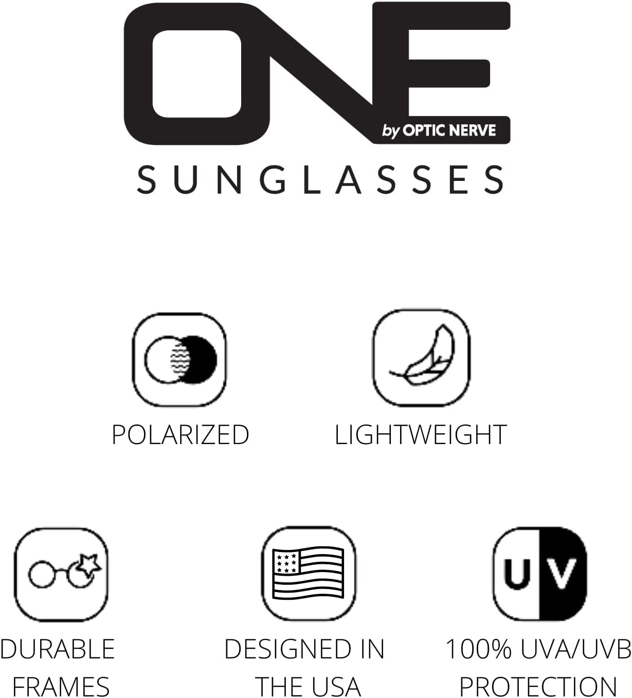 Optic Nerve Estrada Polarized Aviator Sunglasses – Lightweight Classic Frame, UV Protection, Anti-Glare – Unisex Fit