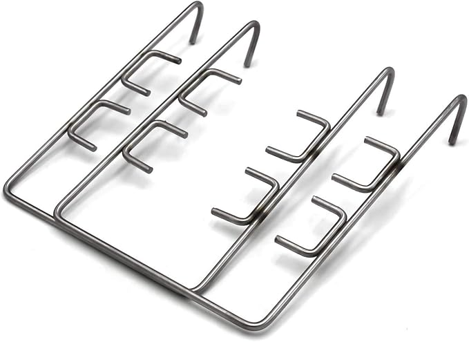 Hongso 27 Inches Ash Pan Fits Chargriller 1224, 1324, 2121, 2222, 2727, 2828, 2929 Charcoal Grills, Charbroil 17302056 Grill Repair Replacement Part with Fire Grate Hanger