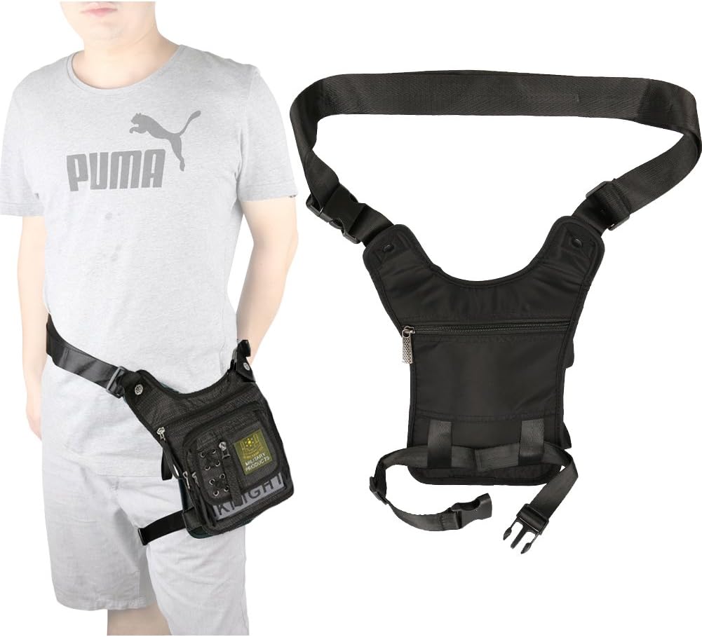 Thigh Bag, Leg Bag, Vanlison Tactical Fanny Pack Hiking Bag Leg Pouch