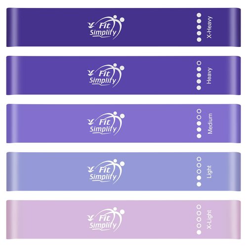 Fit Simplify Resistance Loop Exercise Bands and Sliders