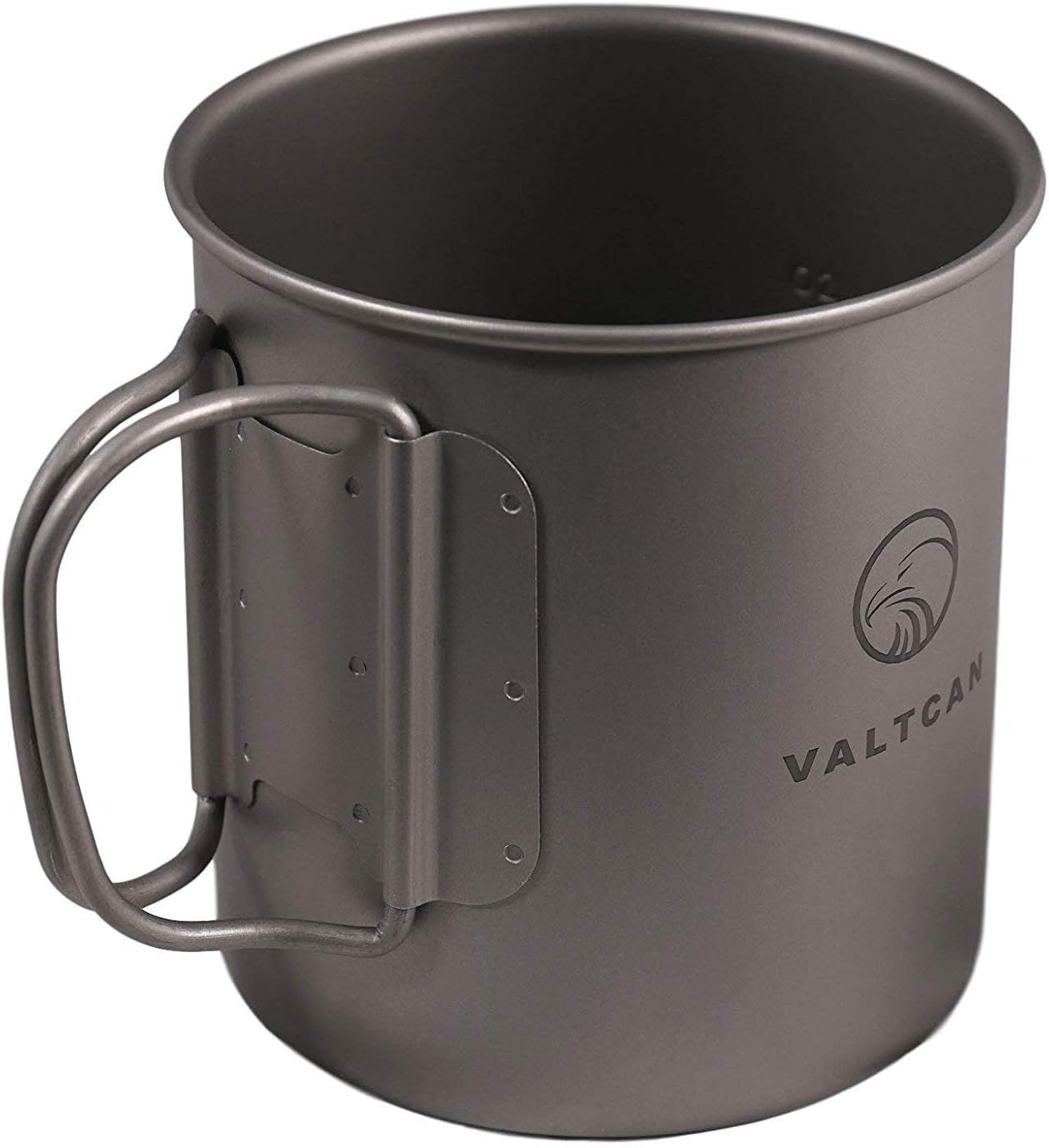 Valtcan 450ml Titanium Camping Cup with Tight Lid 15.2oz or 1.9 Cups Capacity