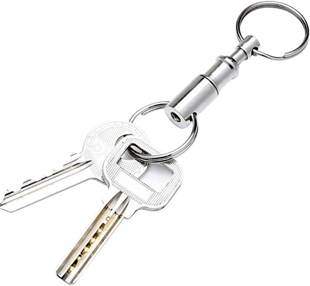 Quick Release Pull Apart Valet Keychain Accessory Detachable for Convenience　Outdoor Sports Tool(G)