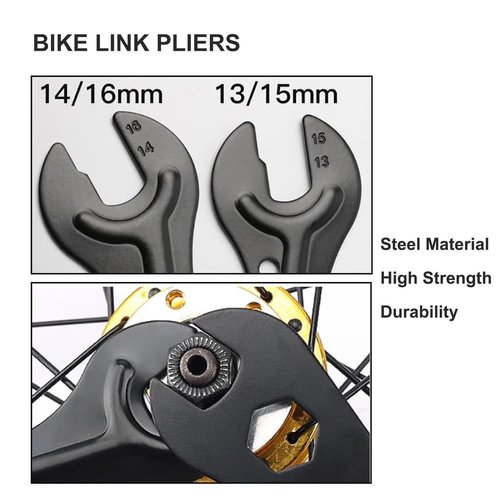 SUPROLER Pliers and Spanners, Hand Tools for Repair and Maintenance of Bicycles, Cycling Repair Removal Tool 13,14,15,16mm