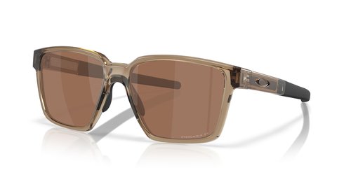 Oakley OO9430 Actuator Square Rectangular Sunglasses, Brown Smoke/Prizm Tungsten Polarized, 57 mm