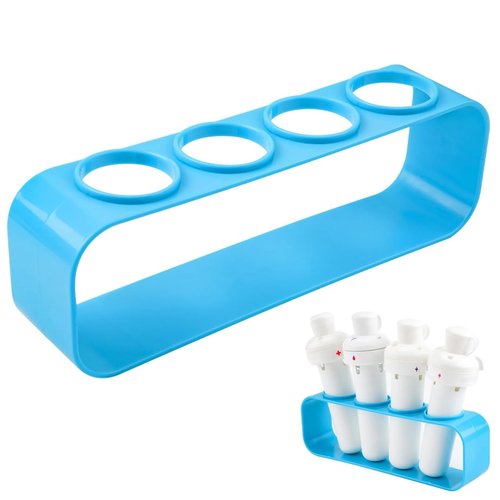 LJHYSD Flavor Cartridge Holder, Sip Cartridge Storage Rack Cartridge Holder Case Compatible with Cirkul, Holding 4 Cartridges, Plastic Test Tube Rack