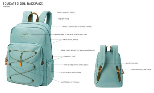 Dakine Educated Backpack 30L - Trellis