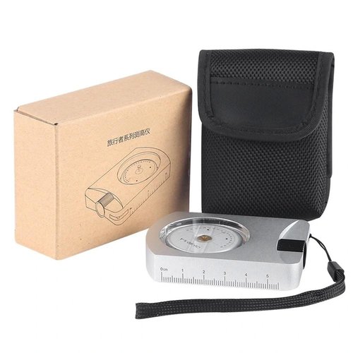 Handheld Clinometer, Waterproof Clinometer Forestry, Sighting Altimeter for Backpacking Hiking Field Work Handy Trail Slope Building Tree Height Measuring Tool
