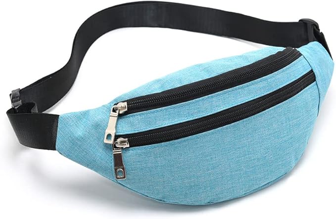 Fanny Packs for Women Men, Fashion Waist Pack Crossbody Bags Belt Bag with Adjustable Strap for Running Hiking Travel.