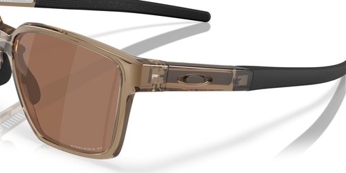 Oakley OO9430 Actuator Square Rectangular Sunglasses, Brown Smoke/Prizm Tungsten Polarized, 57 mm