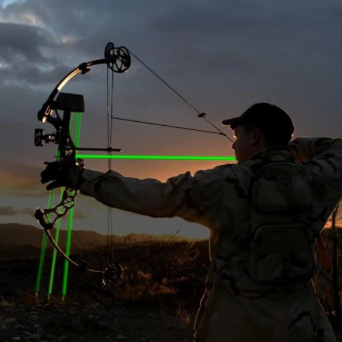 LEANPRO 6 Pack Bowfishing Arrows 32 inch with Broadheads & Safty Slides Luminous Bow Fishing Arrows for Compound Bow Recurve Bow Fishing Hunting (02)