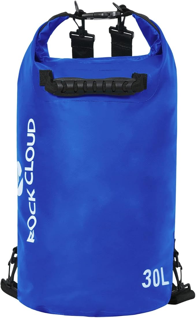 ROCK CLOUD Dry Bag Waterproof 30L Dry Sack for Kayaking Rafting Boating Beach Surfing Swimming Canoe Camping Hiking Fishing Ski
