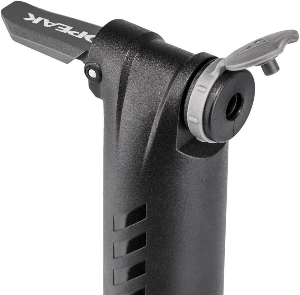 Topeak Mountain TT Twin Turbo Pump, 120 Psi/ 8.3 Bar, Fits Presta, Schrader, and Dunlop Valves