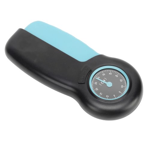 POENVFPO Hand Strengthener Grip Tester, Lightweight Portable ABS Hand Dynamometer for Measuring Grip Strength for Finger Trainer Wrist Strengthening Device Home Exercise (Black Blue)