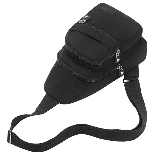 Small Sling Bag Cross Body Bag Sling Backpack Crossbody Fanny Pack for Women - Black