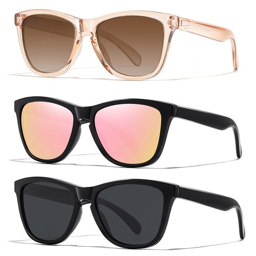 ELITERA Sunglasses Men/Women Polarized Sunglasses for Mens Womens Retro Mirror Lens for Driving Fishing UV400 Protection