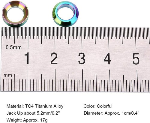 Brake Screw Washer Spacer M6 Concave Convex Balancer Brake Caliper Fixed Bolts Gasket Spacer for Mountain