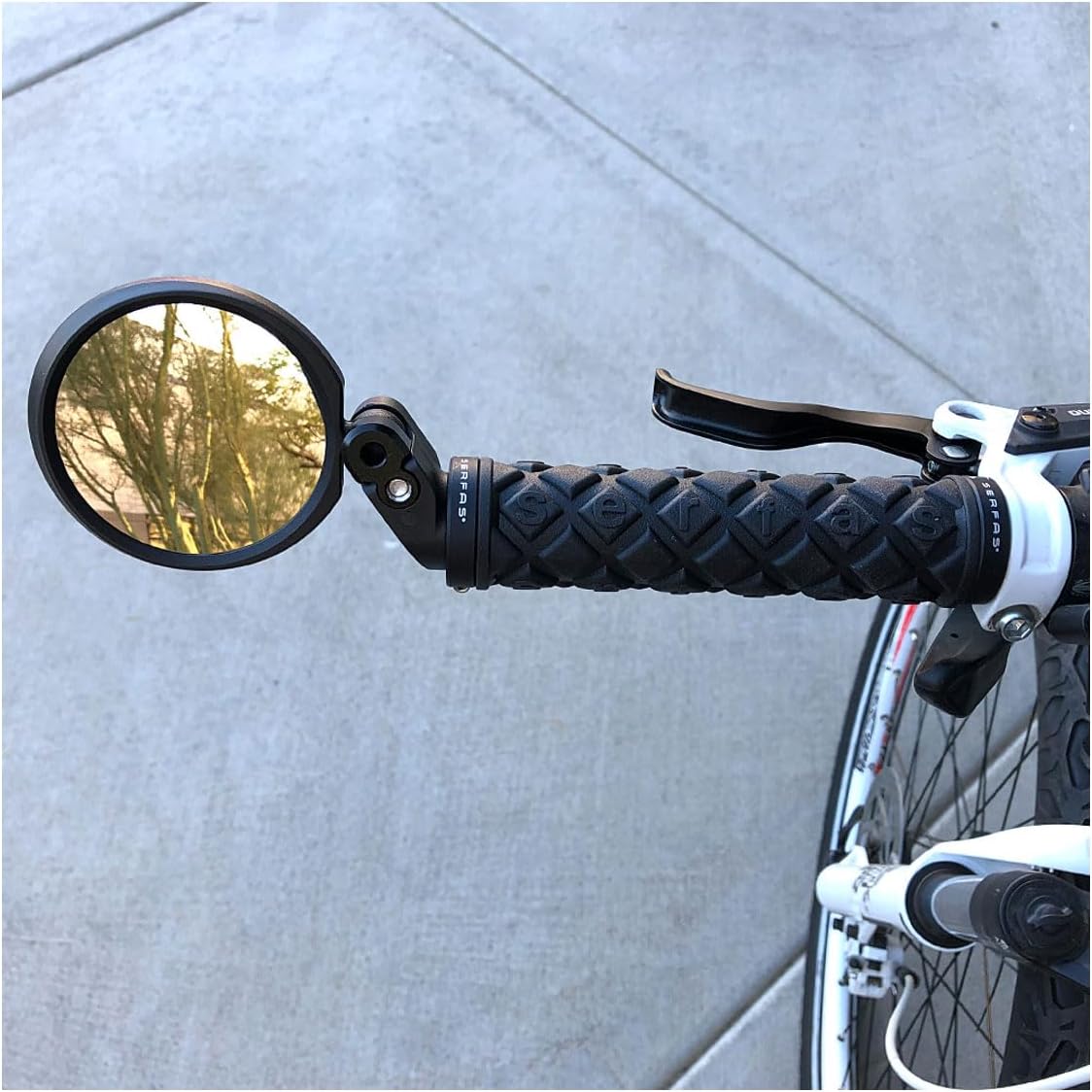 Serfas MR-3 62mm Glass Lens Bicycle Handlebar Mirror