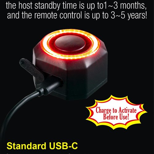 Bike Tail Light USB Rechargeable Bicycle Alarm Anti Thief Wireless Waterproof MTB Safety Intelligent Remote Control Turn Sign Bike Light Lamp for e-Bikes Scooter