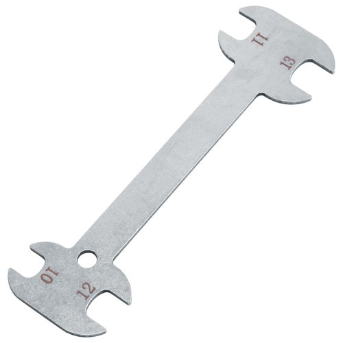 Ziyuan Bicycle Offset Brake Wrench Tool for Adjust Side Pull and Dual Pivot Brakes,Thin Style, Silvery