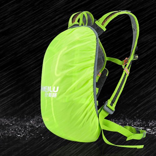 Outdoor Cycling Backpack, Bicycle Backpack, Water Bag Backpack, Mountain Hiking Backpack (Green, Single Backpack)