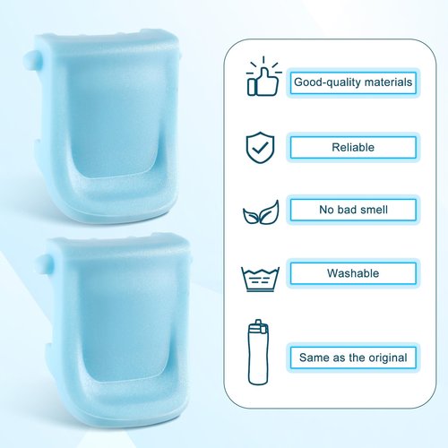 PEUTIER 2pcs Replacement Lid Clip, Bottle Clasp for Gatorade GX (Light Blue)