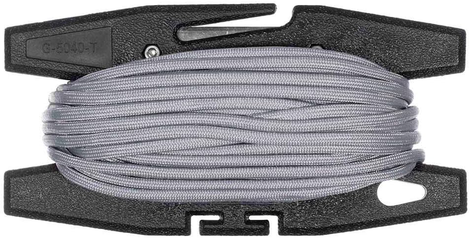 Paracord Spool Tool with 100 Feet of 550 7-Strand Parachute Cord