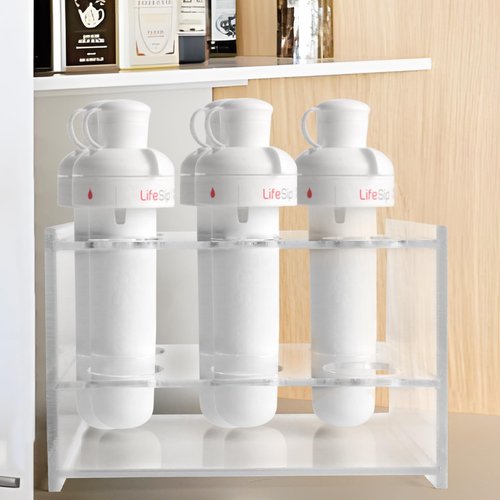 MEIJIAYOU Sip Flavor Stable Cartridge Holder,Acrylic Flavor Sip Safe Case Organizer with 6 Holes,Fip Sip Stand Organizer Cartridge