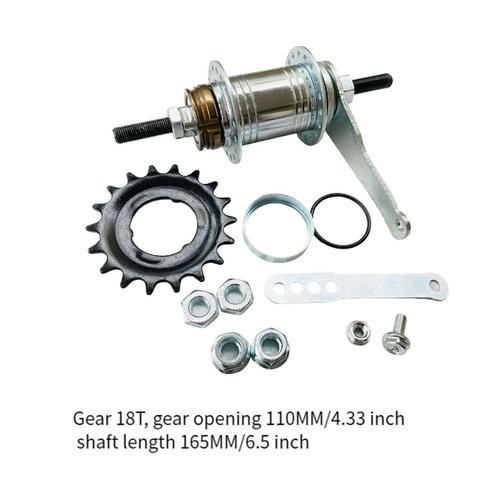 rockible Bicycle Hub Conversion Set Coaster Brake Rear Hub 36 Holes Tool Replacement Bike Trike Hub Conversion Set Repair for Cycling