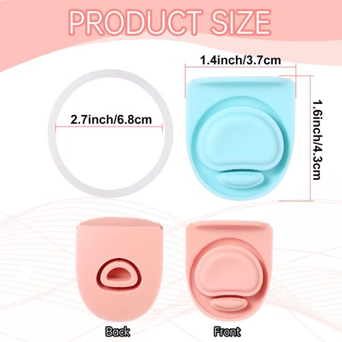 Leitee 6 Pcs Water Bottle Seal Circle and Replacement Stopper Silicone O Ring Top Lid Gasket Parts Compatible with Owala FreeSip 19/24/32/40oz Cap Mouth Top Plug Gasket Accessories