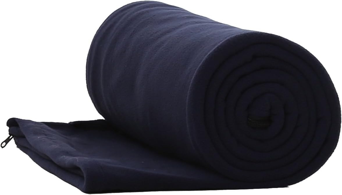 Warm Cozy Microfiber Fleece Zippered Sleeping Bag Liners