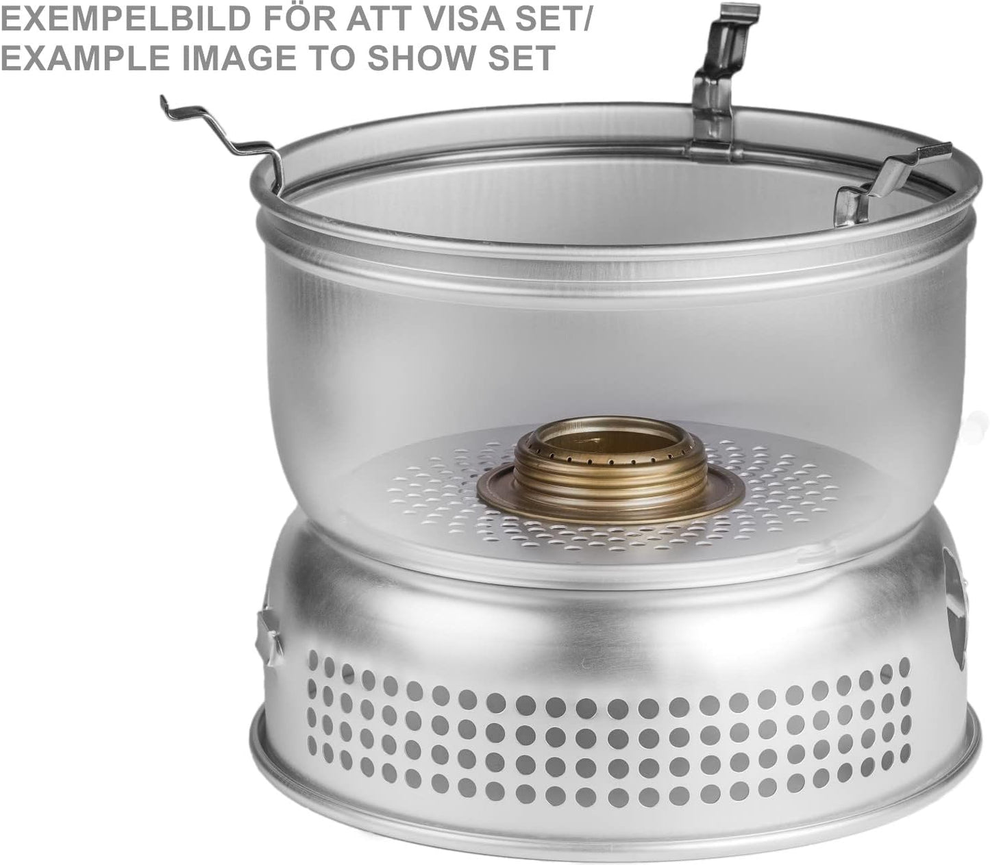Trangia 25-23 Duossal 2.0 Camping Stove Kit with Stainless Steel Lined Pans