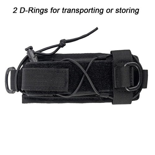 Depring Rotatable Flashlight Holster for Tactical Torch Adjustable Tool Flashlight Holder Heavy Duty Belt Pouch with Revolvable Clip