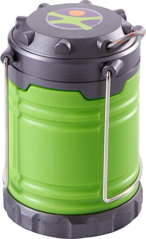 HABA Camping Lantern with Sturdy Handles for Carrying & Hanging with Handy Storage Compartment, Terra Kids Camping Essentials for Kids Ages 5+