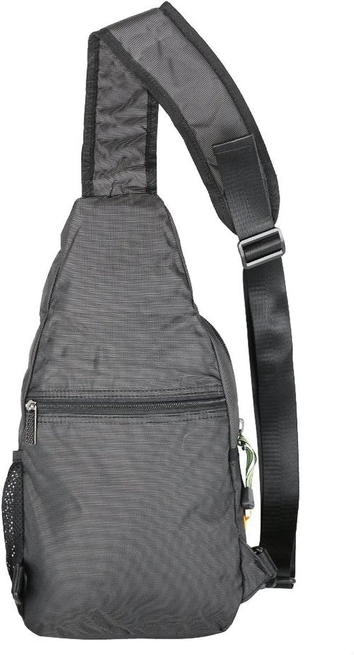 Crossbody Sling Bag Backpack for Men & Women Black