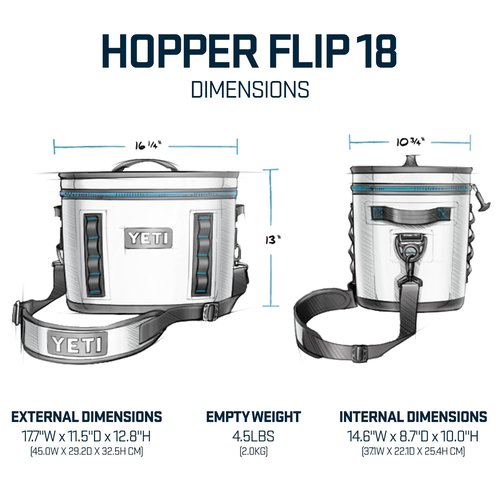 YETI Hopper Flip 18 Portable Soft Cooler, Key Lime