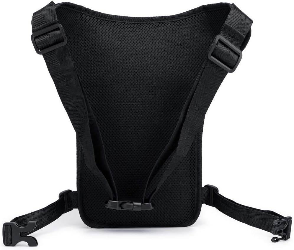 Nylon Drop Leg Bag Hiking Waist Pack for Men Women Tactical Motorcycle Bike Cycling Riding Travel Outdoor Sports Fanny Pouch