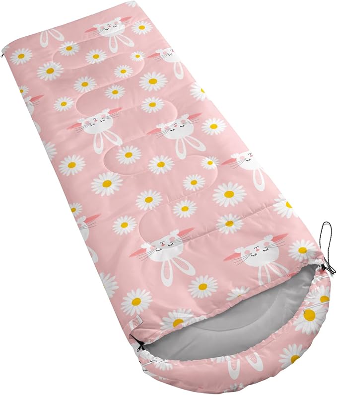AILONEN Boys Sports Camping Sleeping Bags,Lightweight & Waterproof,3 Season Warm & Cool Weather,Black Player Basketball Sleeping Bags for Kids Adults,Travelling,Outdoors