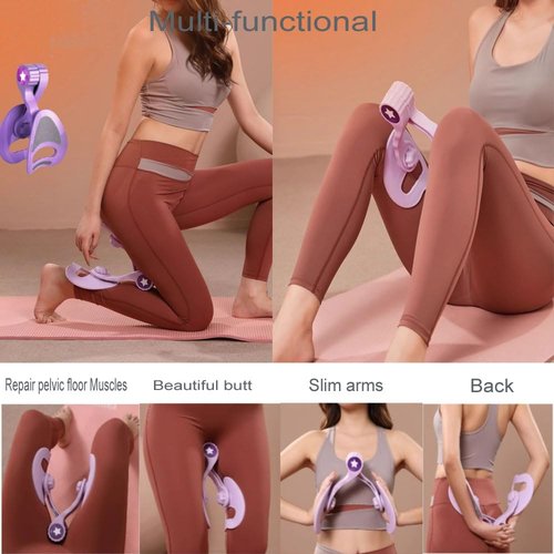 AGGICE Thigh Master Hip Trainer, Kegel Exerciser, Pelvic Floor Trainer for Post Partum Rehabilitation- Inner Thigh Trimmer, Thigh Toner Workouts