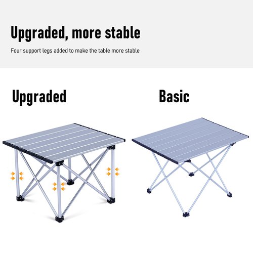 iClimb 4 Adjustable High Back Anti-Sinking Chair (2 Black and 2 Green) and 1 Light Folding Table Bundle for Adults Outdoor Beach Backpacking Hiking Camping Beach Concert