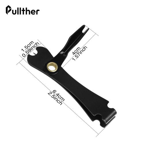 pullther fishing Fishing Knot Tying Tool, Multifunctional Fly Fshing Nippers,3 in 1 Fly Fishing Line Cutter with Retractor