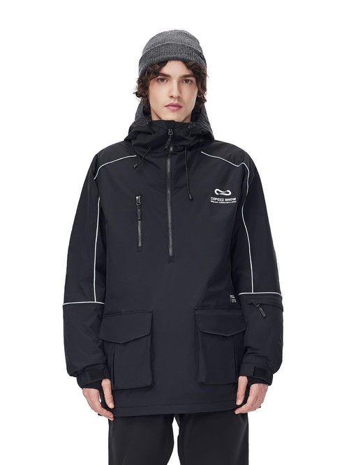 COPOZZ Ski Jacket Waterproof Breathable All Weather Protection for Men Women Perfect for Skiing Hiking and Outdoor Activities