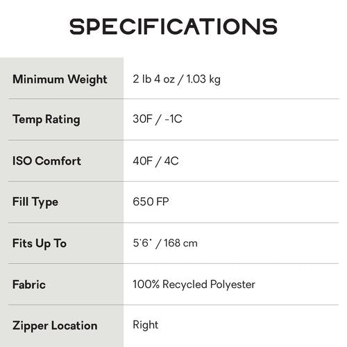 NEMO Equipment Disco Men's & Women's Endless Promise Down Sleeping Bag - Blue Horizon - Regular