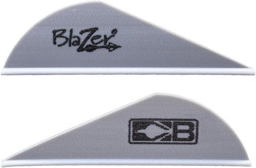 BOHNING Blazer® Vane, 2” Hunting, 3D, Vane, Silver, 100pk