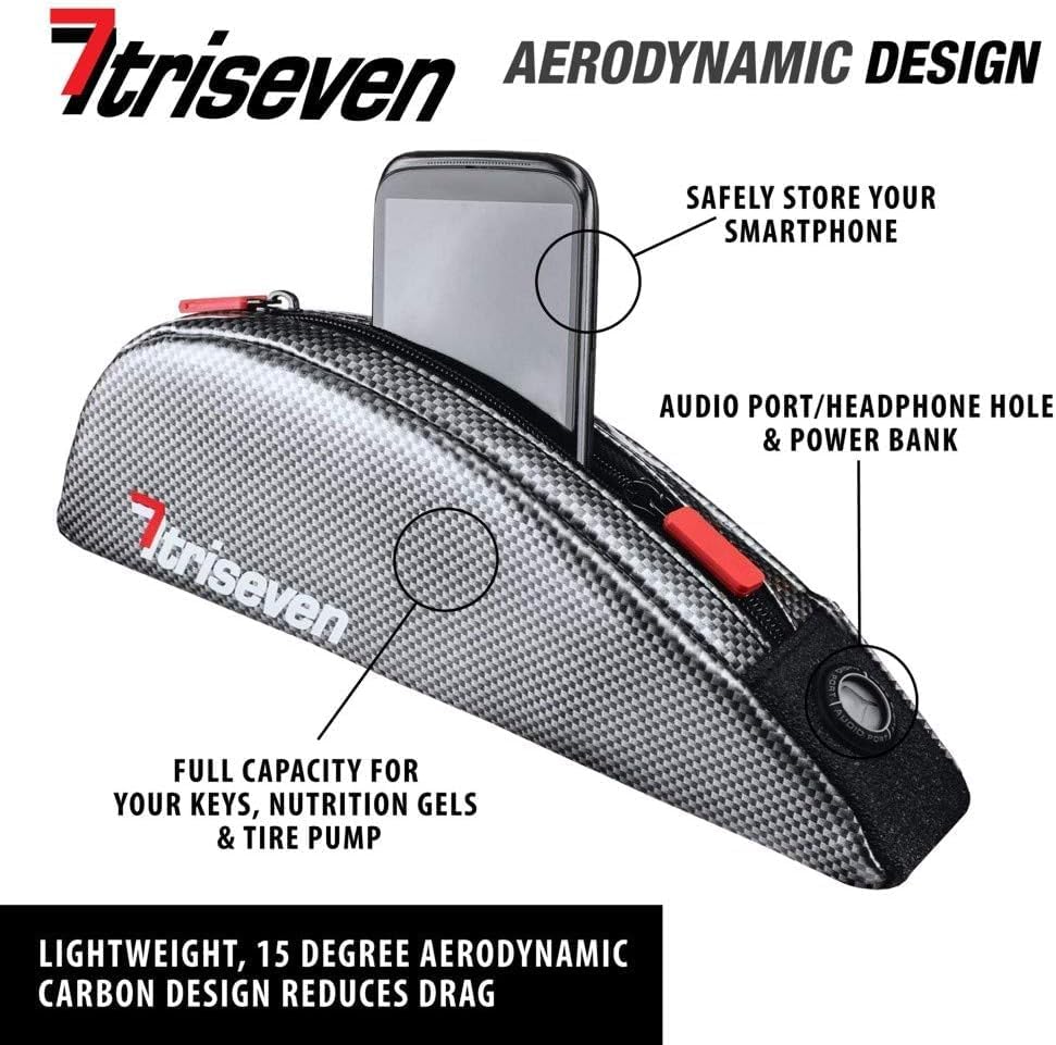 TriSeven Triangle Frame Storage - Bag for MTB, Road Biking - Bikepacking & Touring Accessory