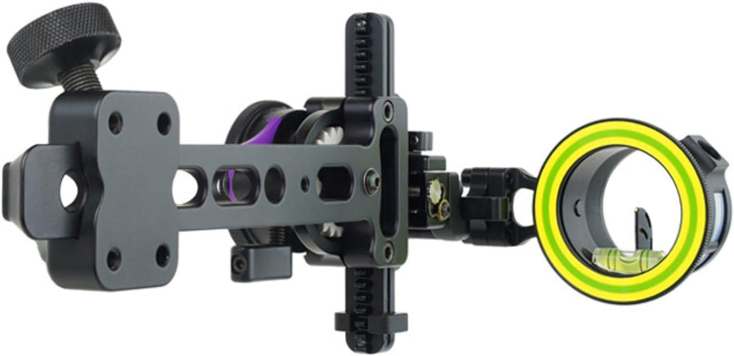 Spot Hogg Fast Eddie XL | Single Pin Bow Sight | Right/Left Handed | Pin Size .01/.019 | Made in The USA