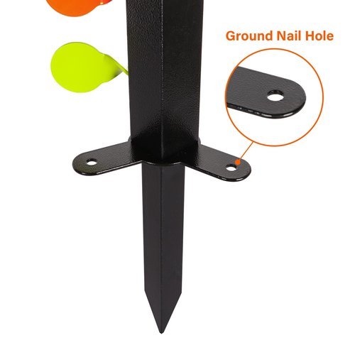 Highwild Airsoft BB Gun Dueling Tree Metal Swing Shooting Target - Rated for .22/.177 Caliber Shooting Practice